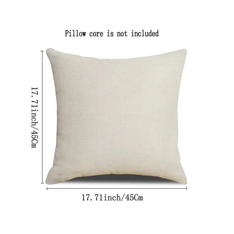 4pcs Floral Bloom Print Throw Pillow Cases for Decor