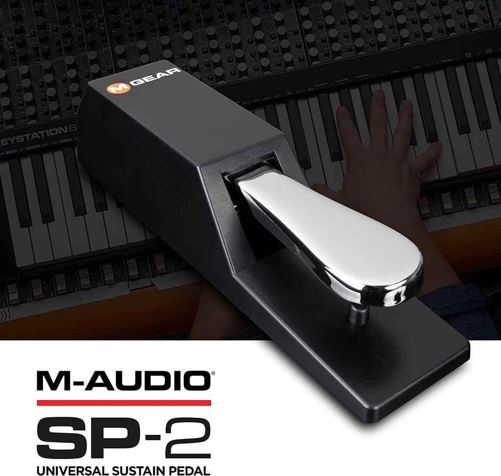 SP-2 Universal Sustain Pedal with Piano Style Action for MIDI Keyboards, Digital Pianos and More